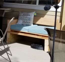 Hand Made Cedar Wood Bench