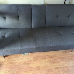Grey Futon Sofa Bed 