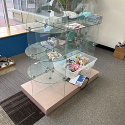 Retail Glass Display Shelves