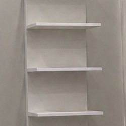 White Wall Shelves 
