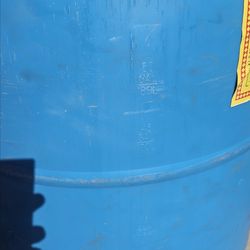 Big Blue tank/barrel.