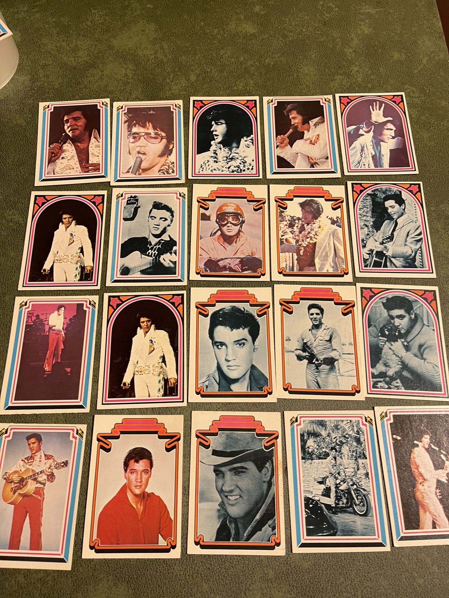 Lot of 20 Elvis Presley boxcar trading cards 1978 #13