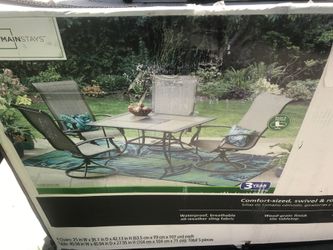 4 chairs only no table