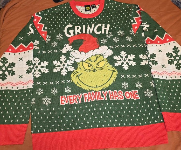 Grinch Light Up Ugly Sweater