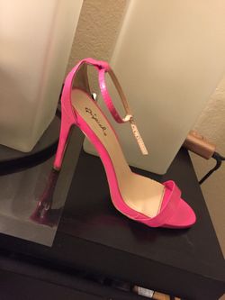 Pink heels