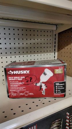 HUSKY HVLP SPRAY GUN GRAVITY FEED