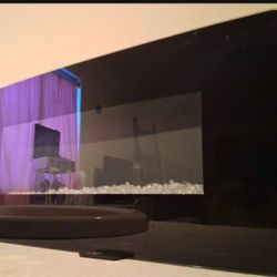 Electric Wall Fireplace
Beautiful electric wall-mounted fireplace with colorful adjustable LED lights to match your mood.
Gets hot in seconds with LED