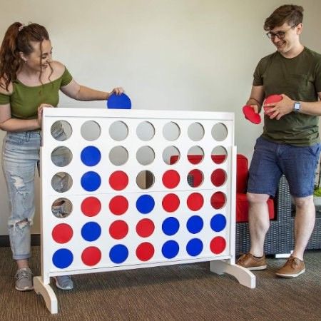 4ft tall connect four yard game