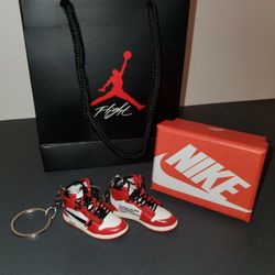 Nike Shoe Key Chain | Designer Shoe Key Charm | Balenciaga Key Chain