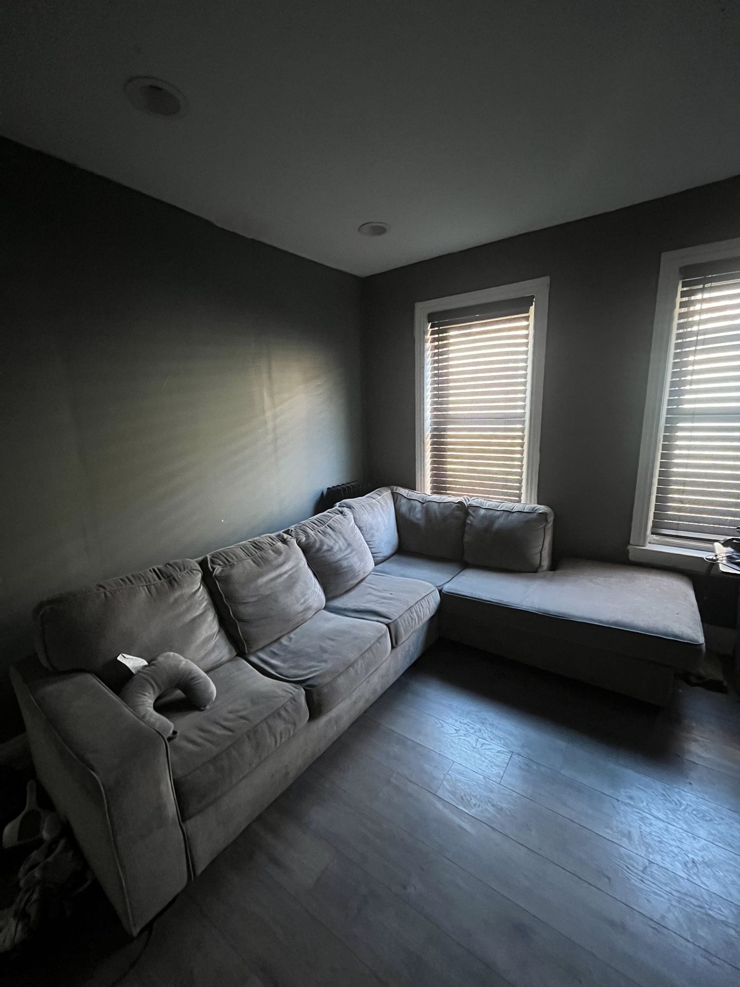 Sectional Grey (Raymour & Flanigan’s)