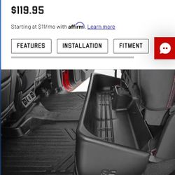 Rough Country Under Seat Storage