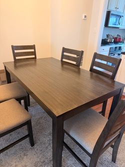 Dinning room table and chairs