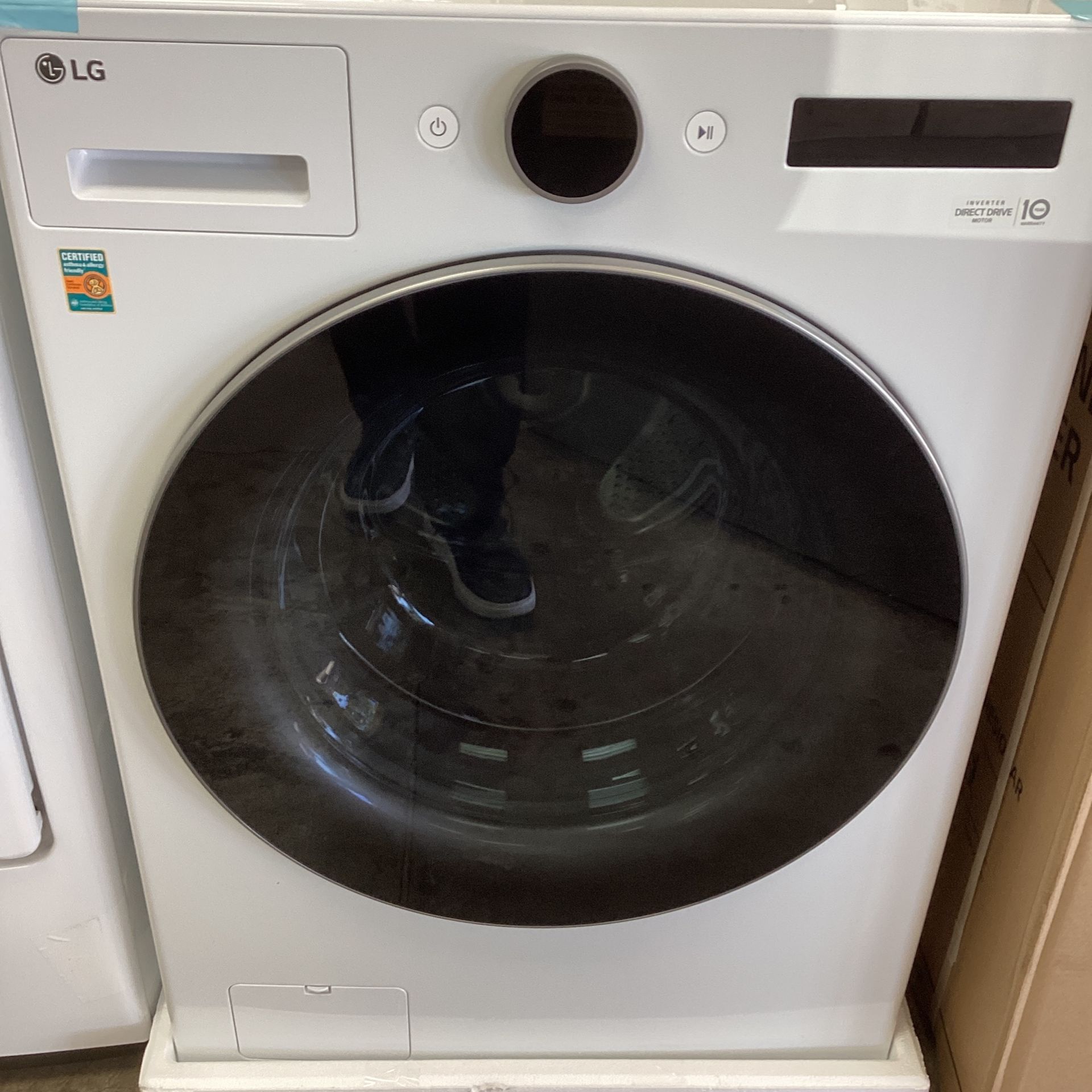 Front load smart washer