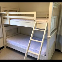 Wood Bunk Beds With Steps Or Stairs Available 