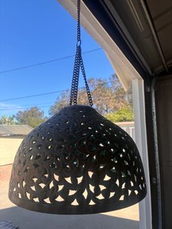 Teal/Bronze Lamp Shade