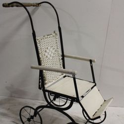 Wicker Antique Doll Stroller