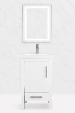 Bathroom vanity 18”