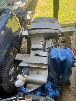Vintage evinrude outboard motor