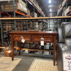 Solid Wood Modern Sofa Table - New Traditions