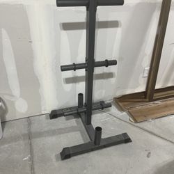 Plate And Barbell Storage