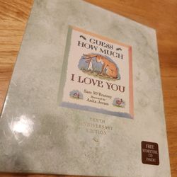 NEW Guess How Much I Love You Book 10th Anniversary with CD