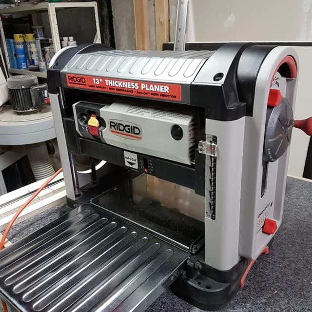 Ridgid 13 inch wood planer, like new