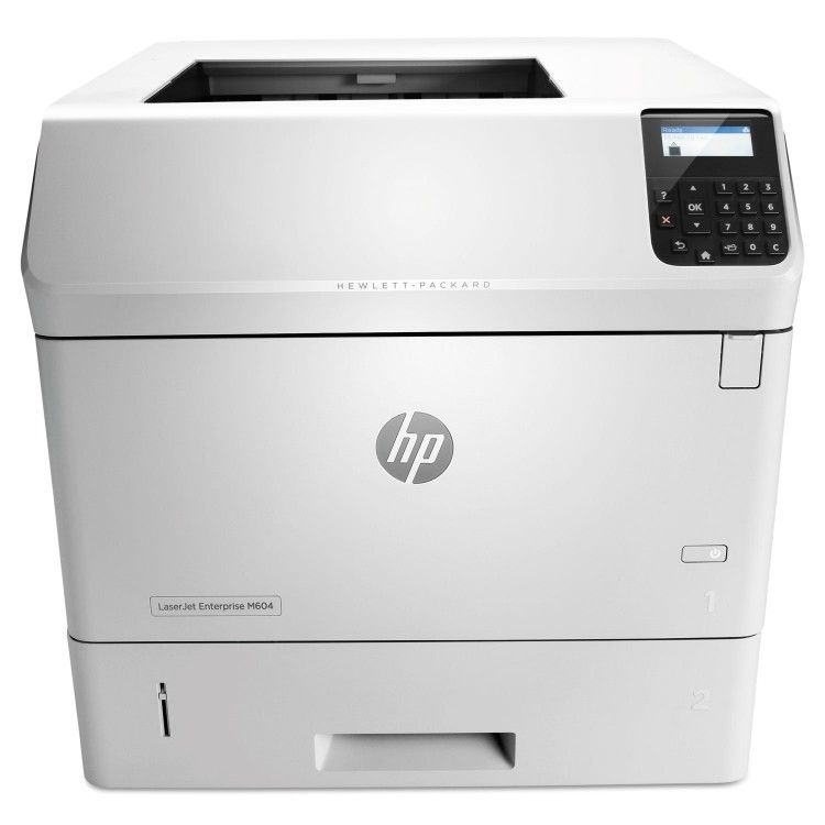 Laser Printer TWO-TRAYS || Hp LaserJet Enterprise M604 || Prints Automatically Two-Size LEGAL & LETTER || Speed Up To 52ppm || USB2.0 || Ethernet RJ-4