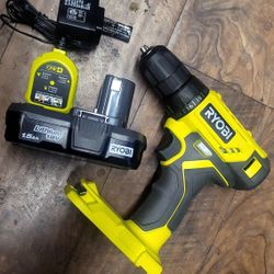 RYOBI ONE+ 18V Cordless 3/8 in. Drill/Driver Kit with 1.5 Ah Battery and Charger