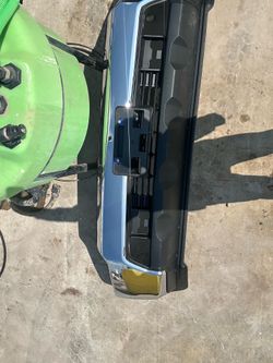 Front bumper crome