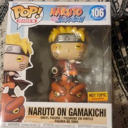 Naruto on Gamakichi funko pop