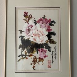 Original Peony Water Color Painting