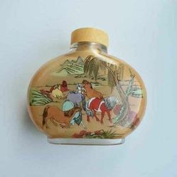 Chinese Eight Horses Snuff Bottle
