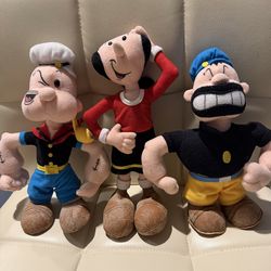 Popeye, Olive Oyl and Brutus
