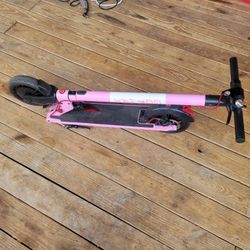 Pink Electric Scooter