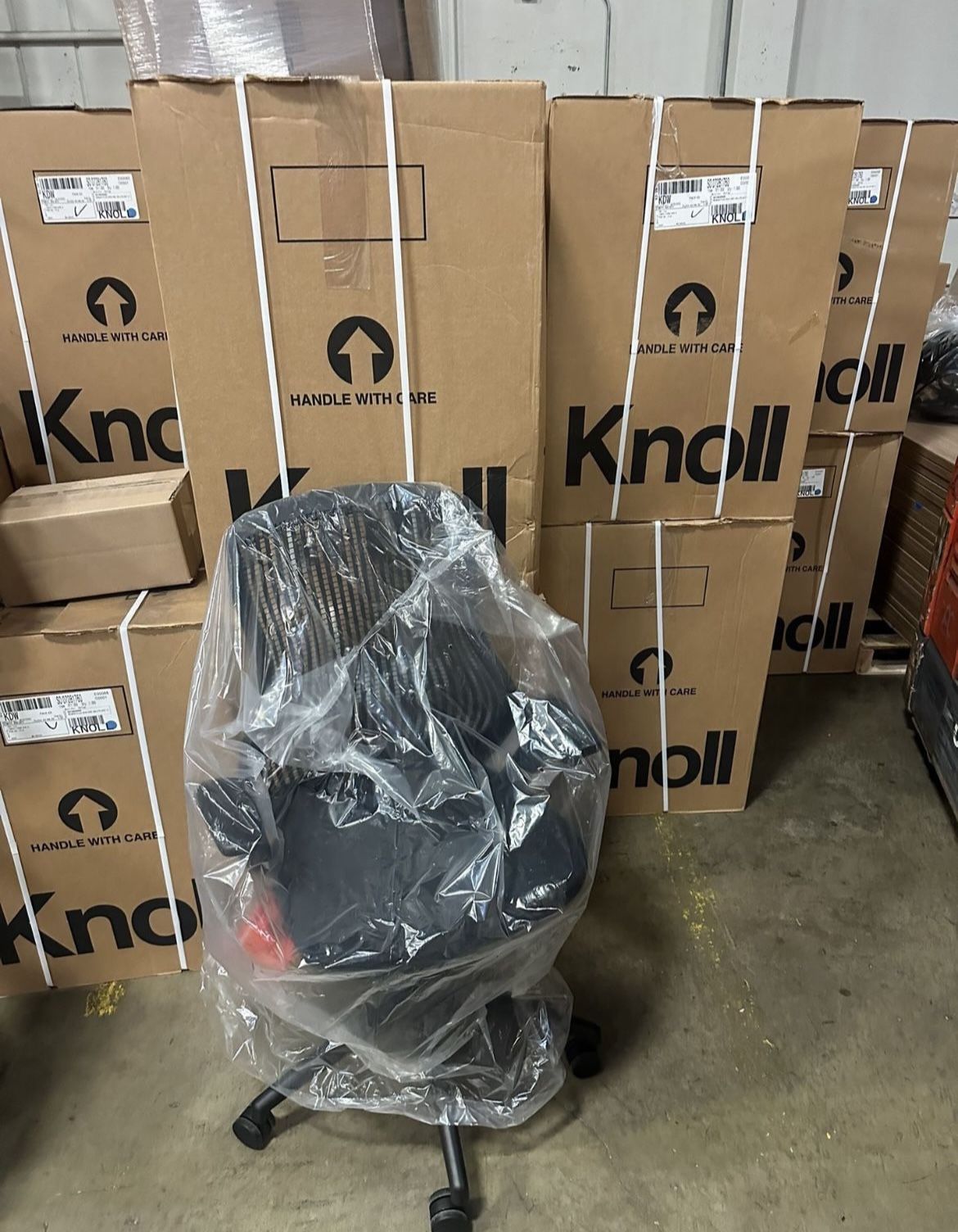 Knoll Regeneration Chair! Brand New! We Also Have Standing Desks, Monitor Arms, Monitors, And More!