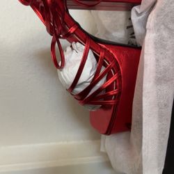 Red Platform Heel