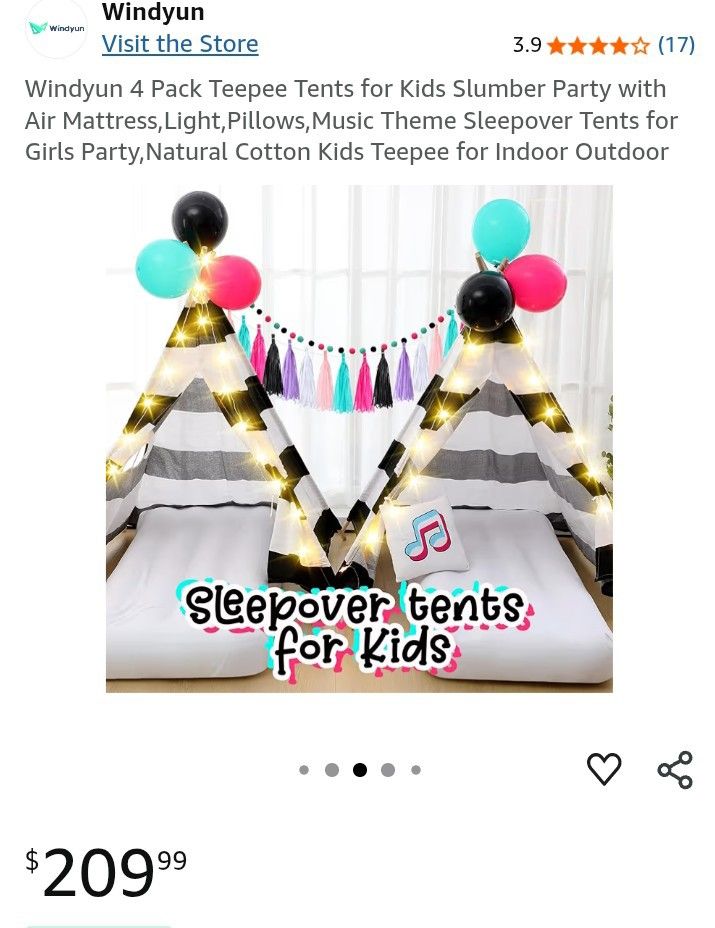 Tik Tok Sleepover Tents