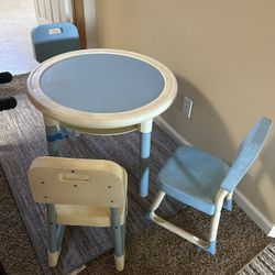 Kids Table And 3 Chairs