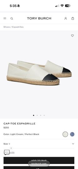 Tory Burch Espadrille shoes New