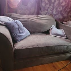 Suede Chair And A HALF Ashley Furniture Jennifer Convertibles