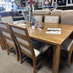 Beautiful Wood Dining Set! $1199 ☎️🧡✨