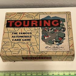 Vintage Touring The Famous Automobile Card Game 1955 w/ Instructions