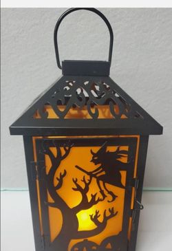 Halloween Decorative Lantern with LED Candle