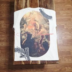 Modusimo Men's Cream T-shirt Of Thunder God, Thor