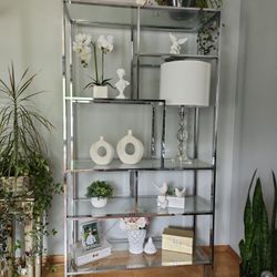 Metal Glass Shelves Located In Rockford I Have 2 For $90  Read Below