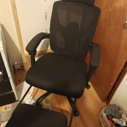 Office Chair With Headrest, Legrest