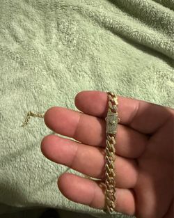 14k gold chain Monaco