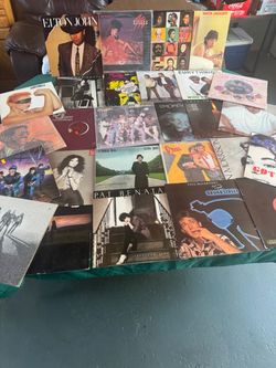 27 vinyl records 1980’s