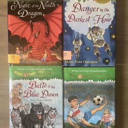 Set Of 4 Hardcover “Magic Treehouse” Books! Used!   Pick up in SLW / Torino area 