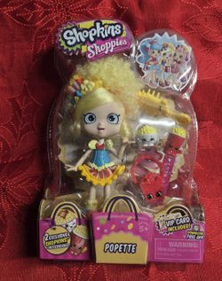 Brand New Shopkins Shoppies- Popette